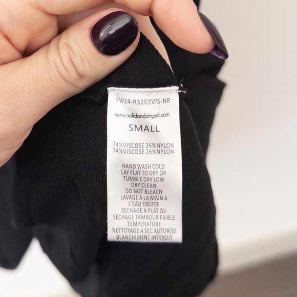 Solid & Striped Solgio Sofia Richie Grainge Draped Maxi Gown Size Small - Picture 6 of 7